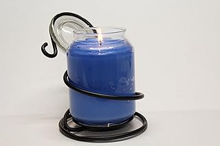 Wrought Iron Coil Jar Holder - Hand Made By Amish