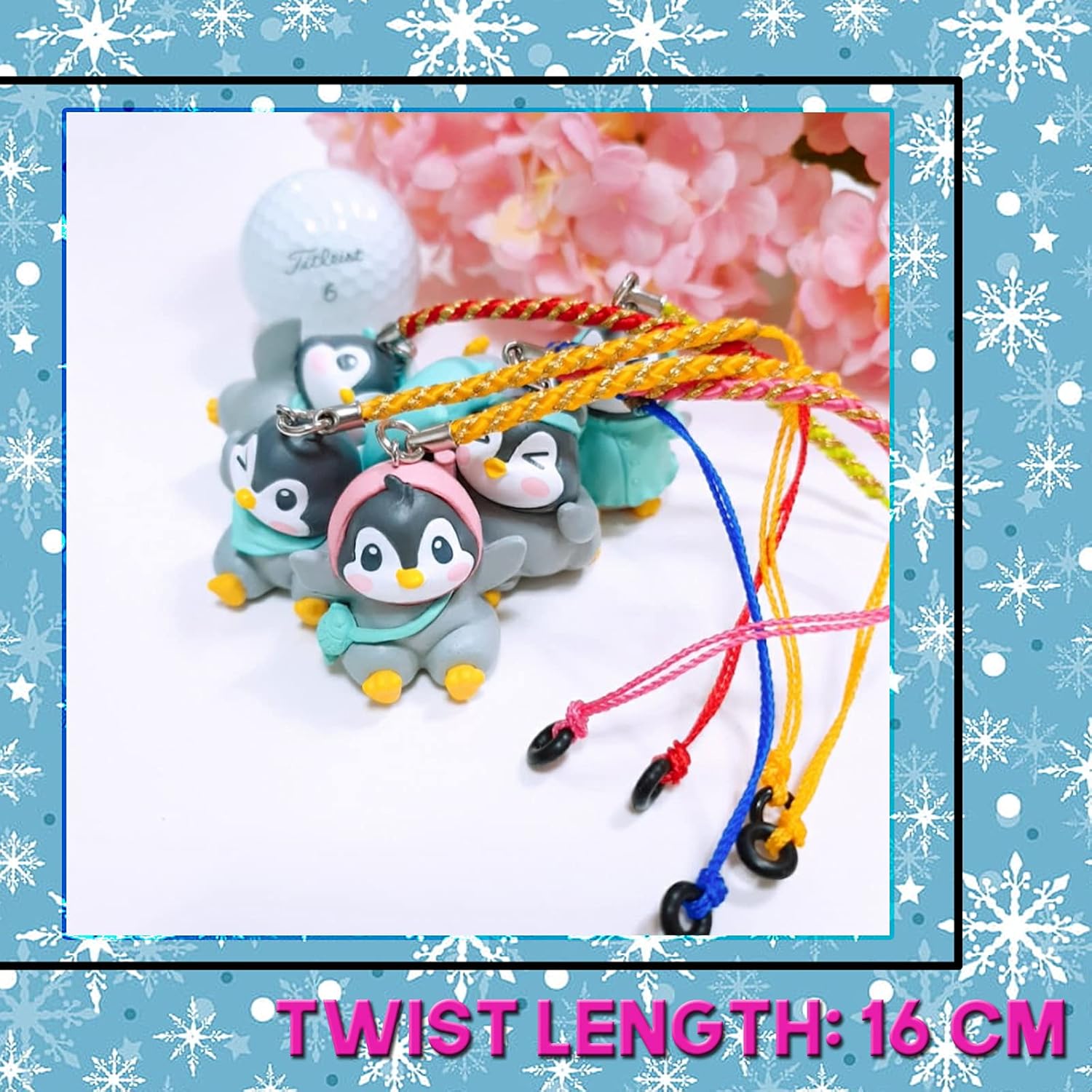 review Penguin Friends Golf Tee Hangers 6 Types - Golf Caddy Supplies Golf Accessories Tee Holders Putter Keepers Golf Gift Set