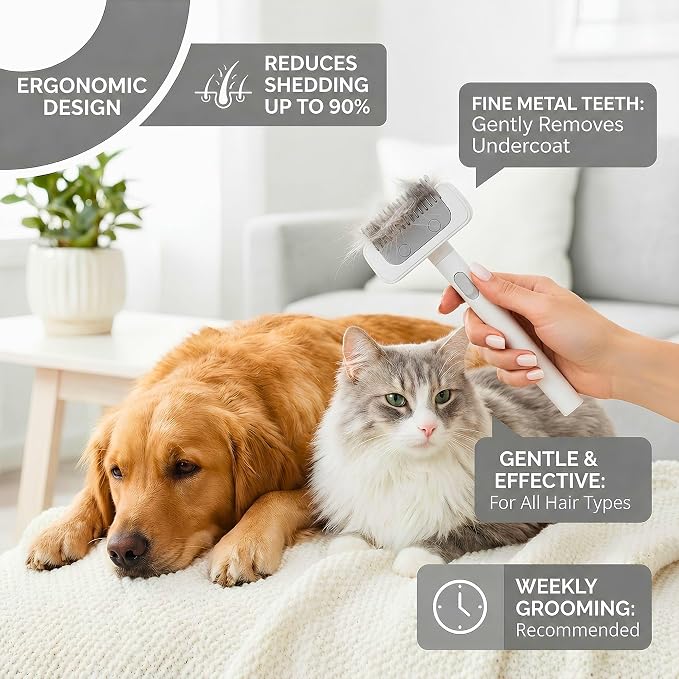 Kit de 4 piezas para remover pelo de mascotas miniatura 4