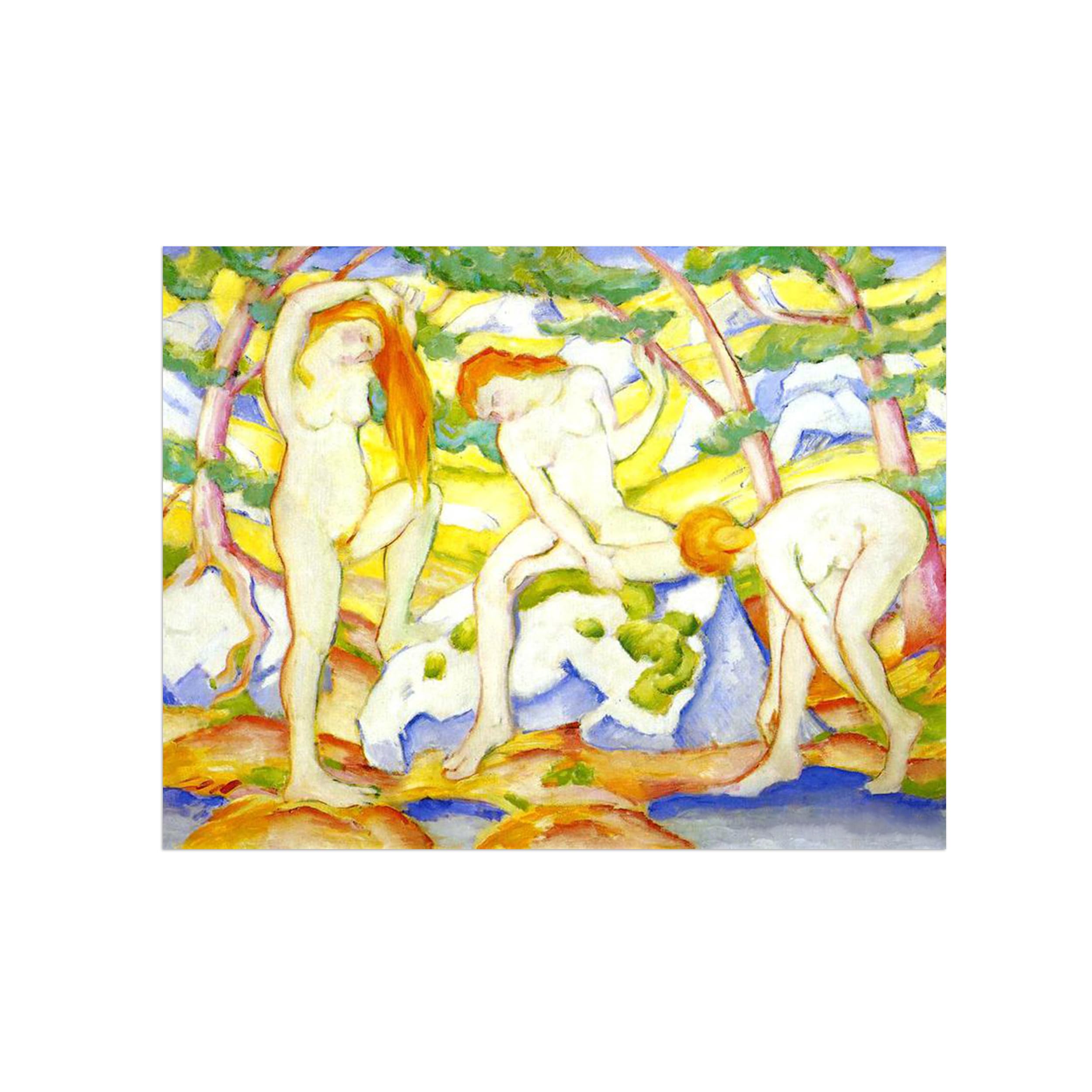 SDYSKKUG Famous Wall Art. Canvas Prints. Bathing Girls.105x80cm Unframed