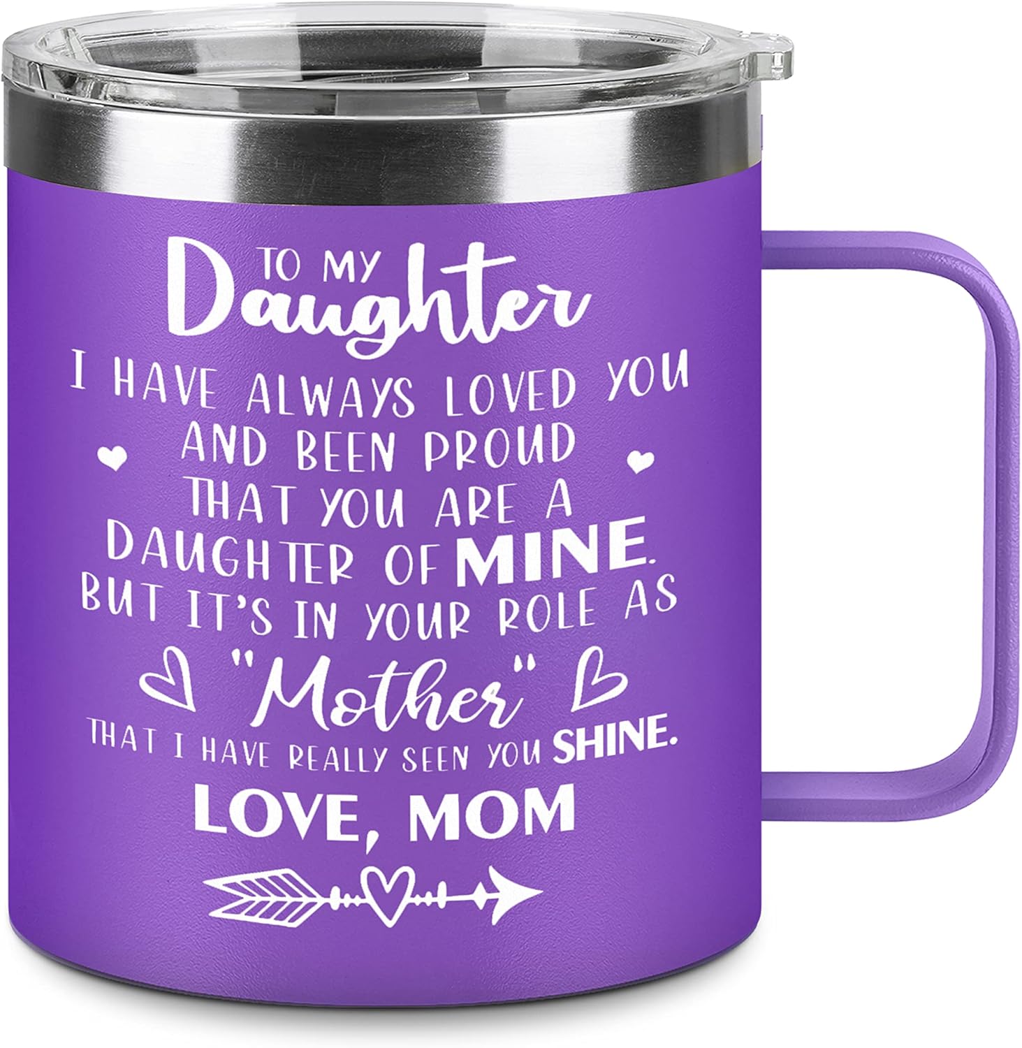 Hexagram Mothers Day Gifts for Daughter 14oz Mug, Daughter