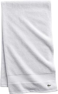 Lacoste Heritage 100% Supima Cotton Bath Sheet 35" x 70", White