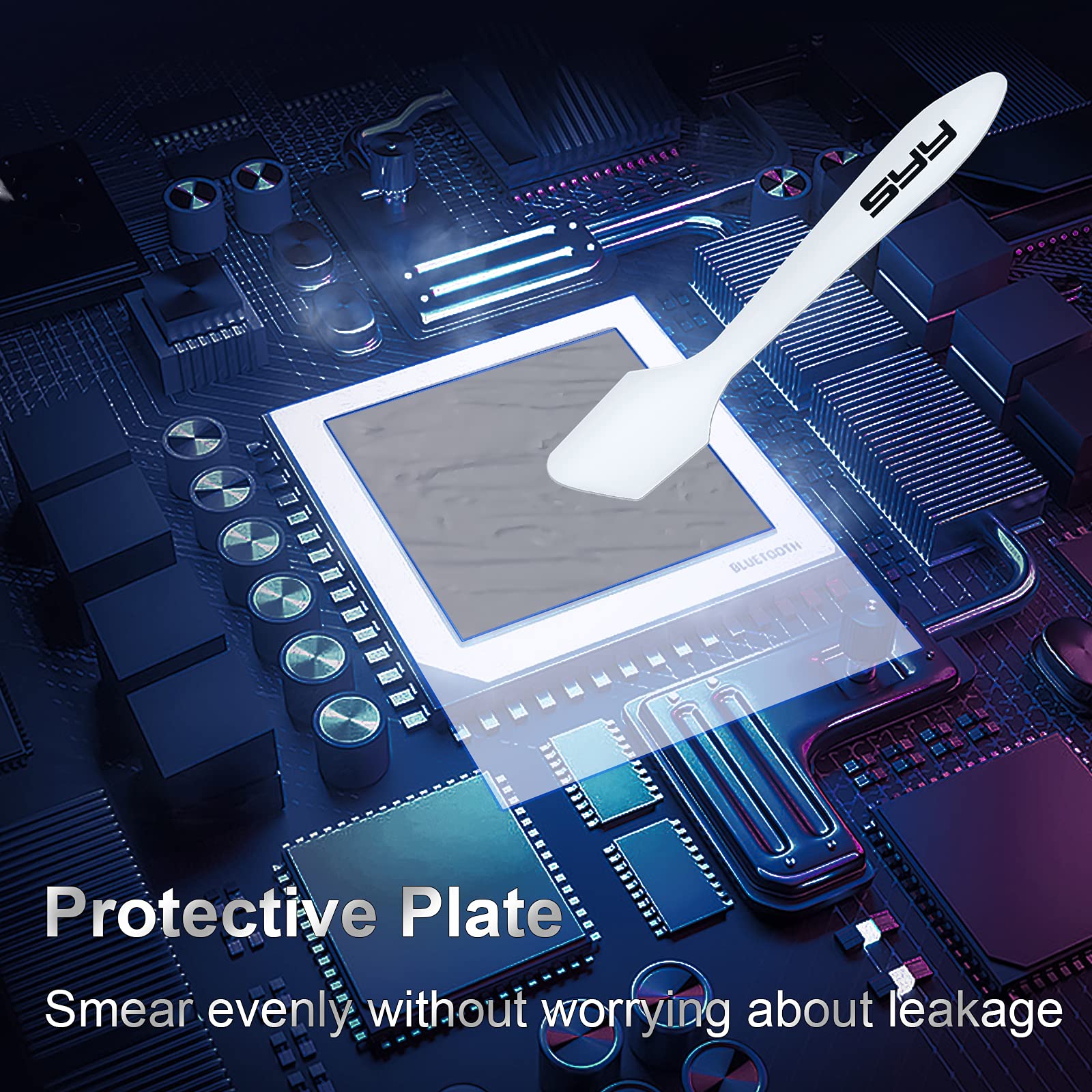 Thermal Paste CPU 2g SYY with Toolkit Compound Paste Heatsink for IC/Processor/CPU/All Coolers, Carbon Based High Performance, Thermal Interface Material - 3