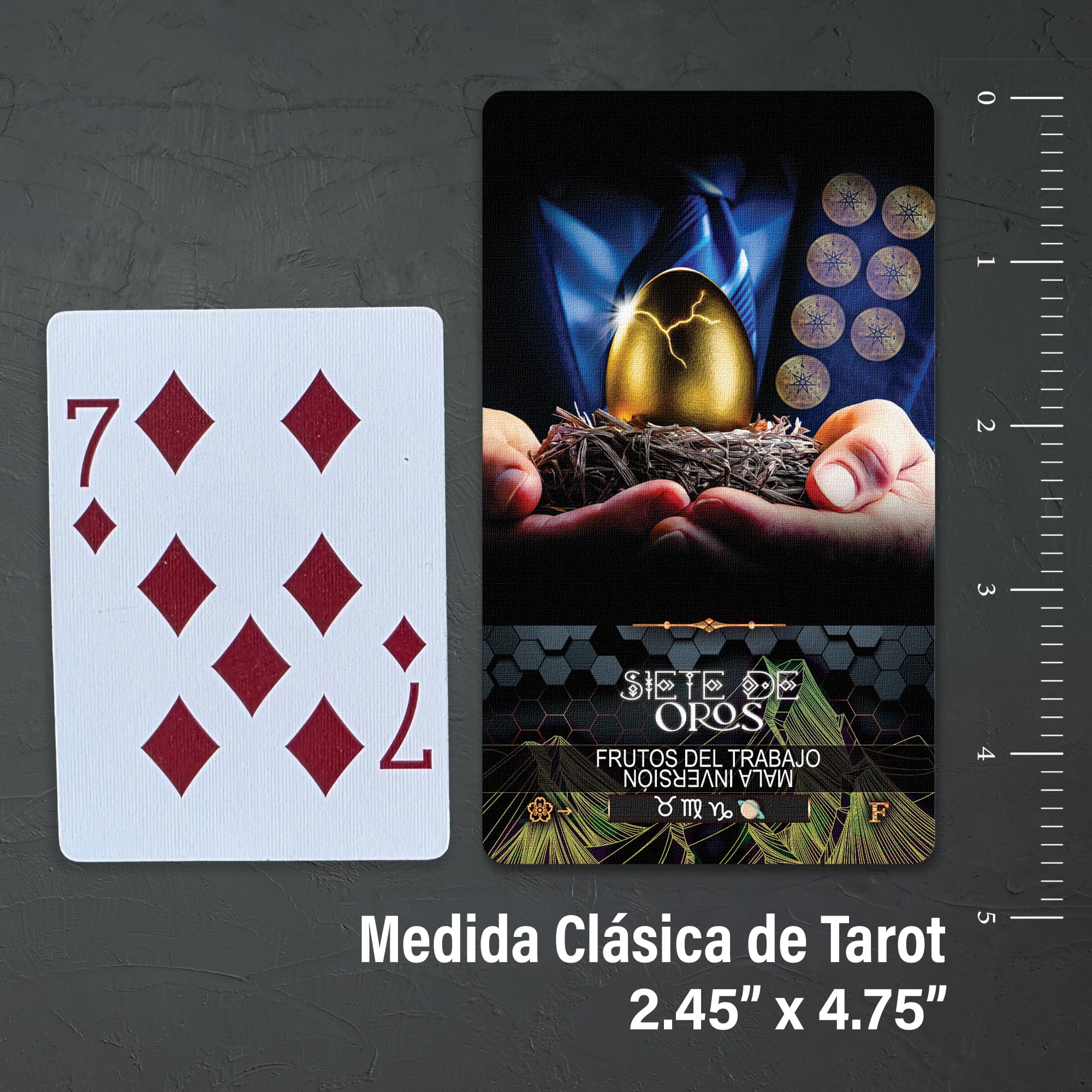 Tarocco Skills Star Kissed Tarocco Deck, Tarocchi Carte con Significados ed Ellos, tra cui Astrologia Alba Dorata Zodíaco y Planetas, Palabras Clave, Invertido, Elementos, Incluye Capacitación e Línea