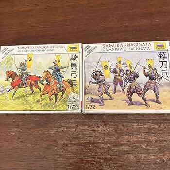 1/72 戦国武者フィギュア戦国騎馬武者フィギュア　ズベズダなど５点セット 1/72 戦国武者フィギュア戦国騎馬武者フィギュア ズベズダなど5