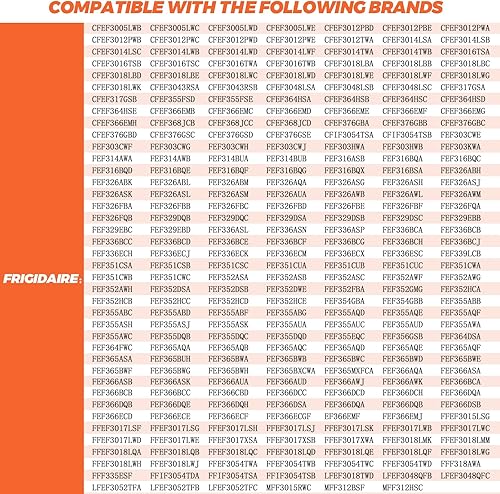 Miniatura 6 de Beaquicy Elemento de horno 316203200 - Repuesto para horno Ken-more Crosley Frigidaire Kelvinator - Sustituye a 316199900 832973 CH3200 AP2126395