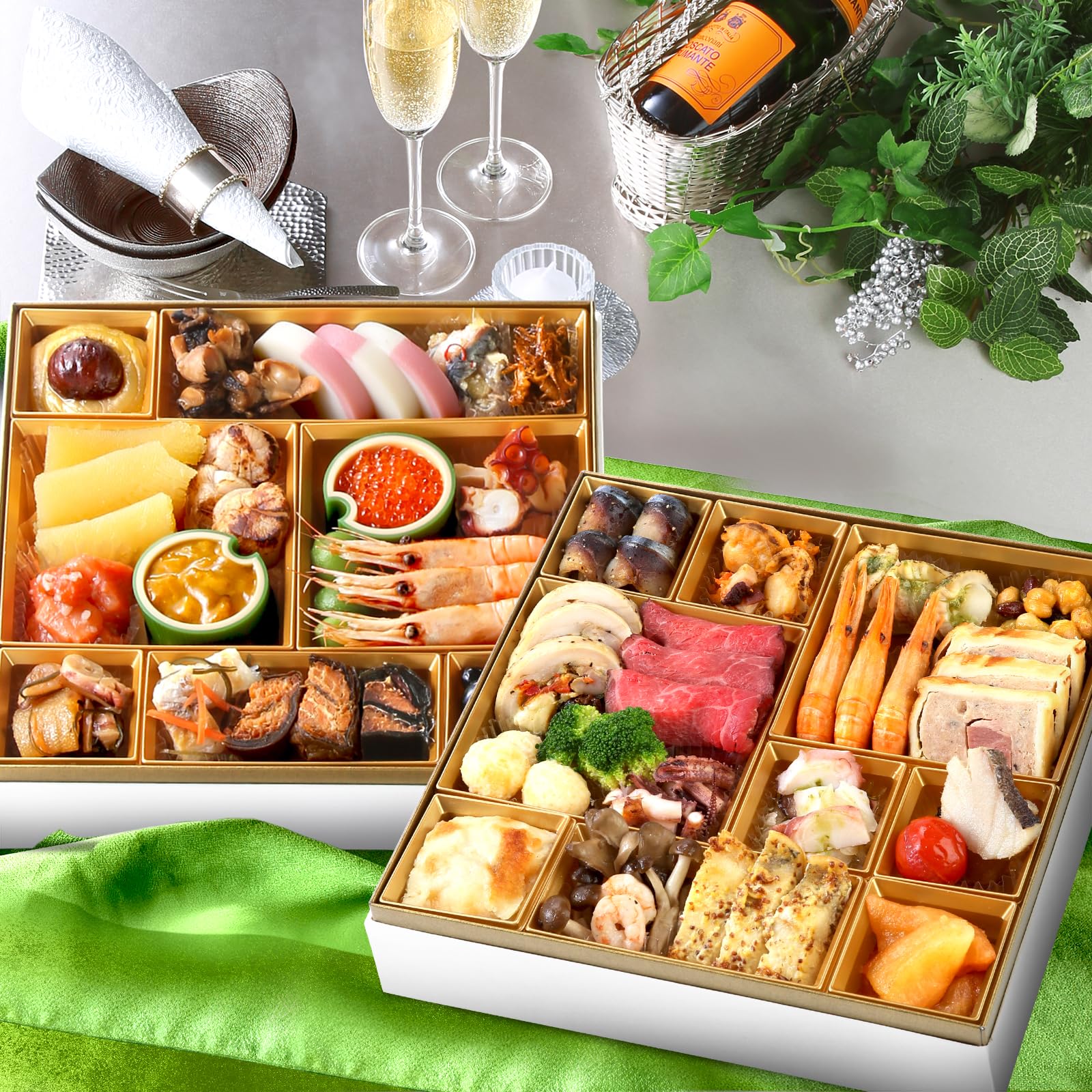Amazon.co.jp: 島の人 おせち 料理 海鮮 和洋風 ひめいちげ 3人前 2段 