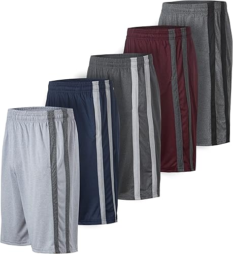 Pantalones cortos deportivos para hombre, pantalones cortos de baloncesto para hombre, pantalones cortos activos para entrenamiento, gimnasio, correr