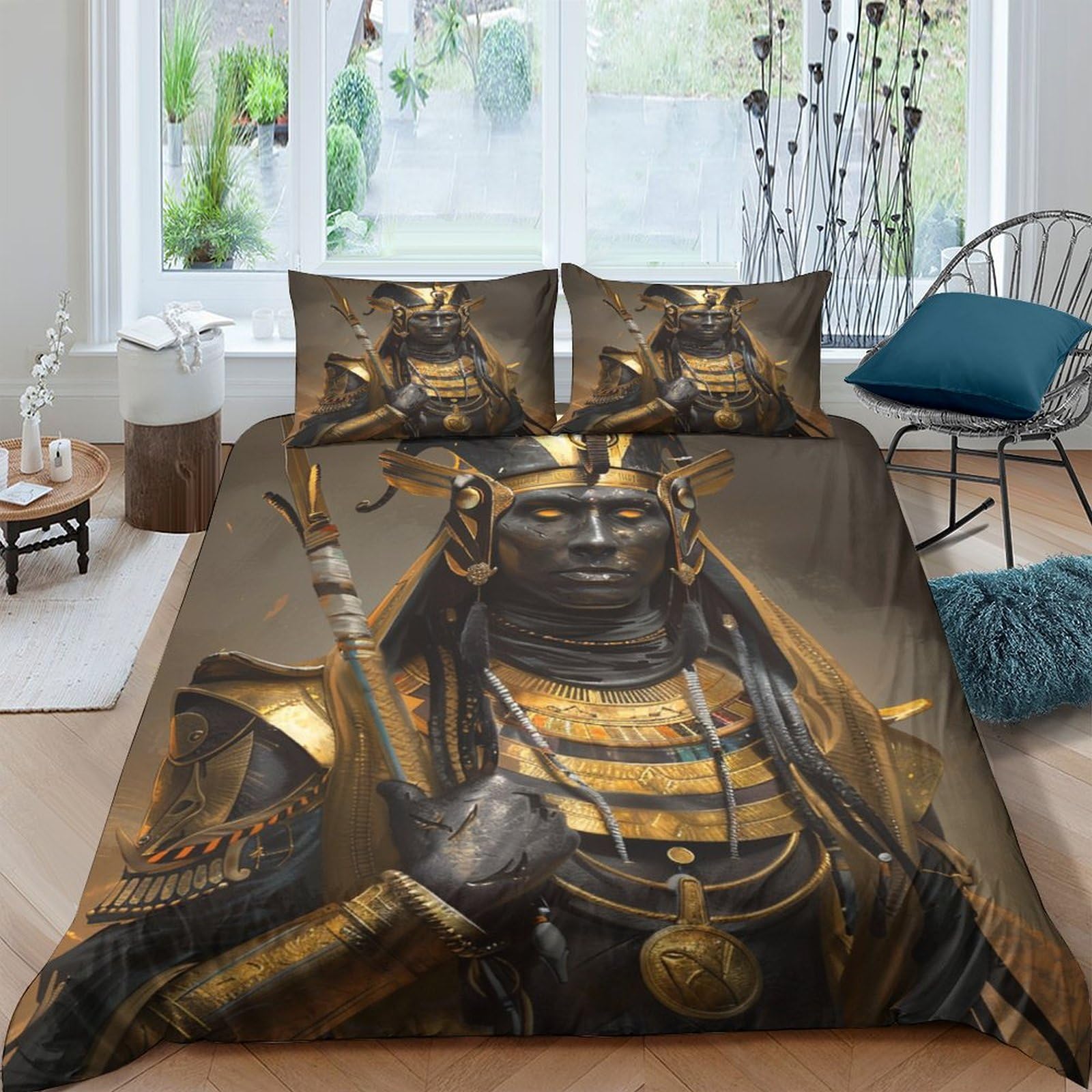 Housse de couette pharaon 200x200 cm pour transformer la chambre ado avec son style 3D