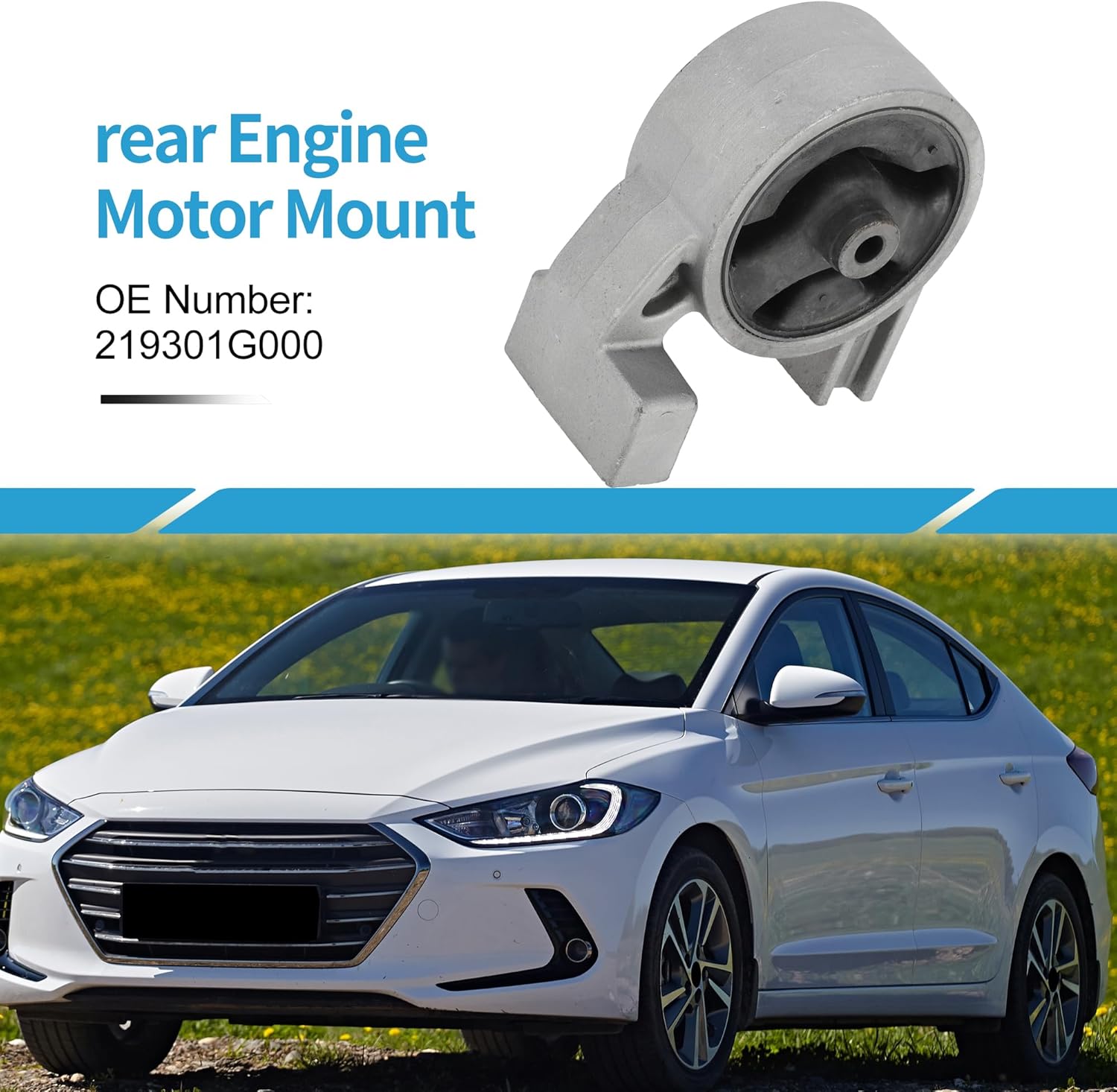 Engine Motor Mount No.219301G000 Engine Mounting for Kia Rio 2006-2011 for Hyundai Accent 2006-2011 Metal
