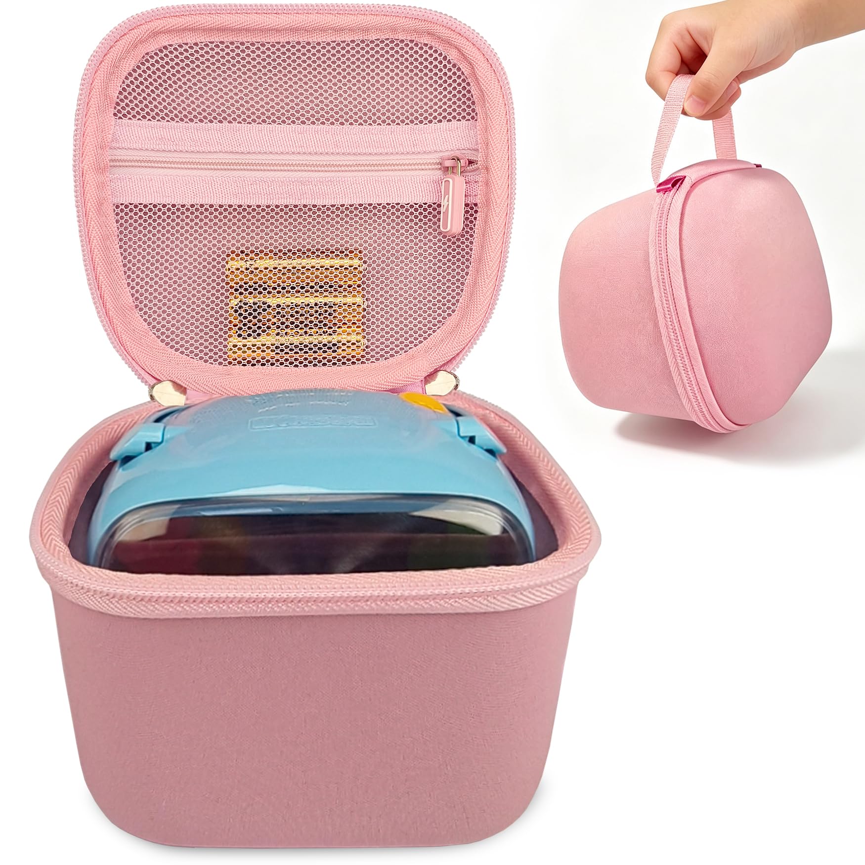 Hard Case for Bitzee Aquarium Interactive Fish Tank Digital Pet, Pink
