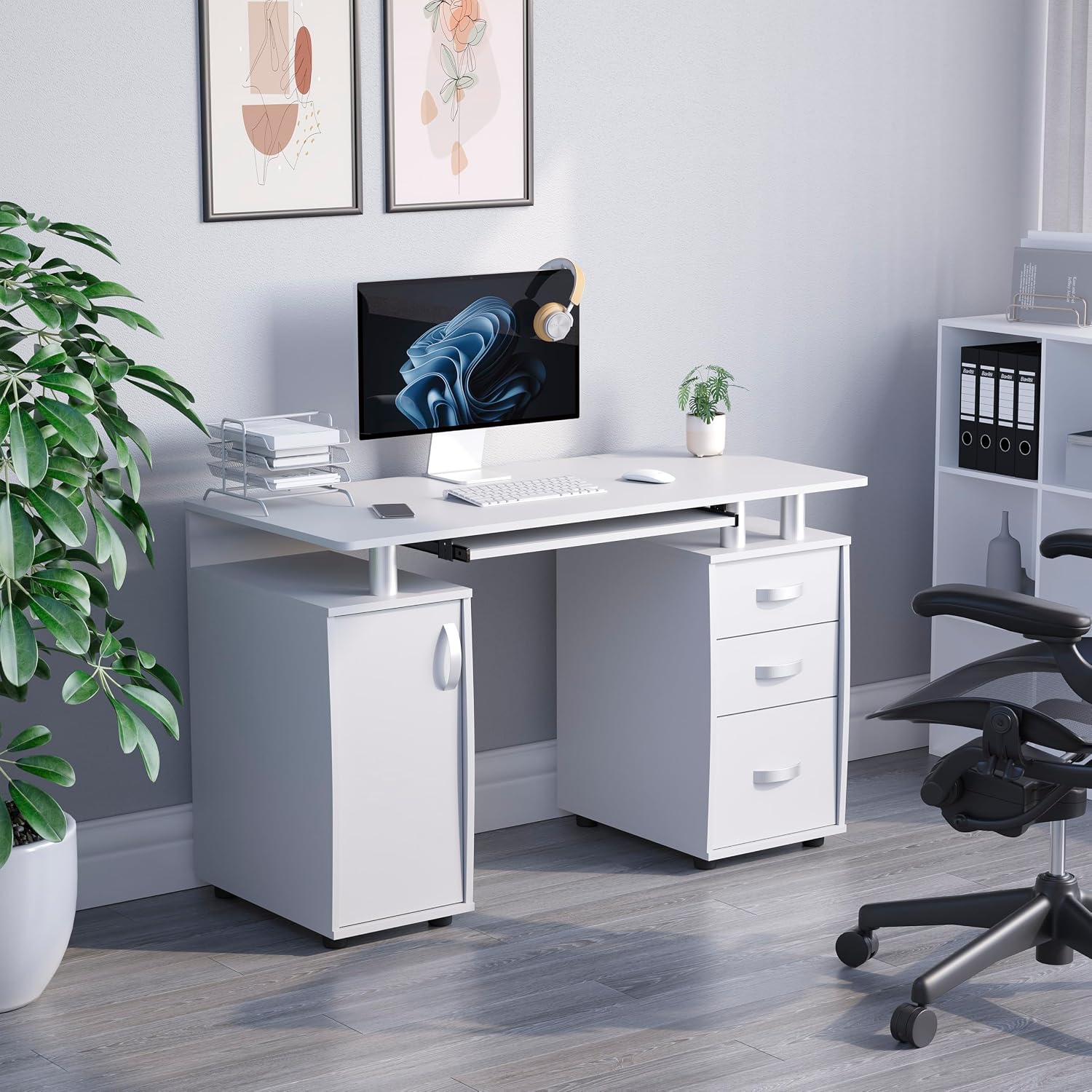 Vida Designs Otley Computer Desk Keyboard Tray
