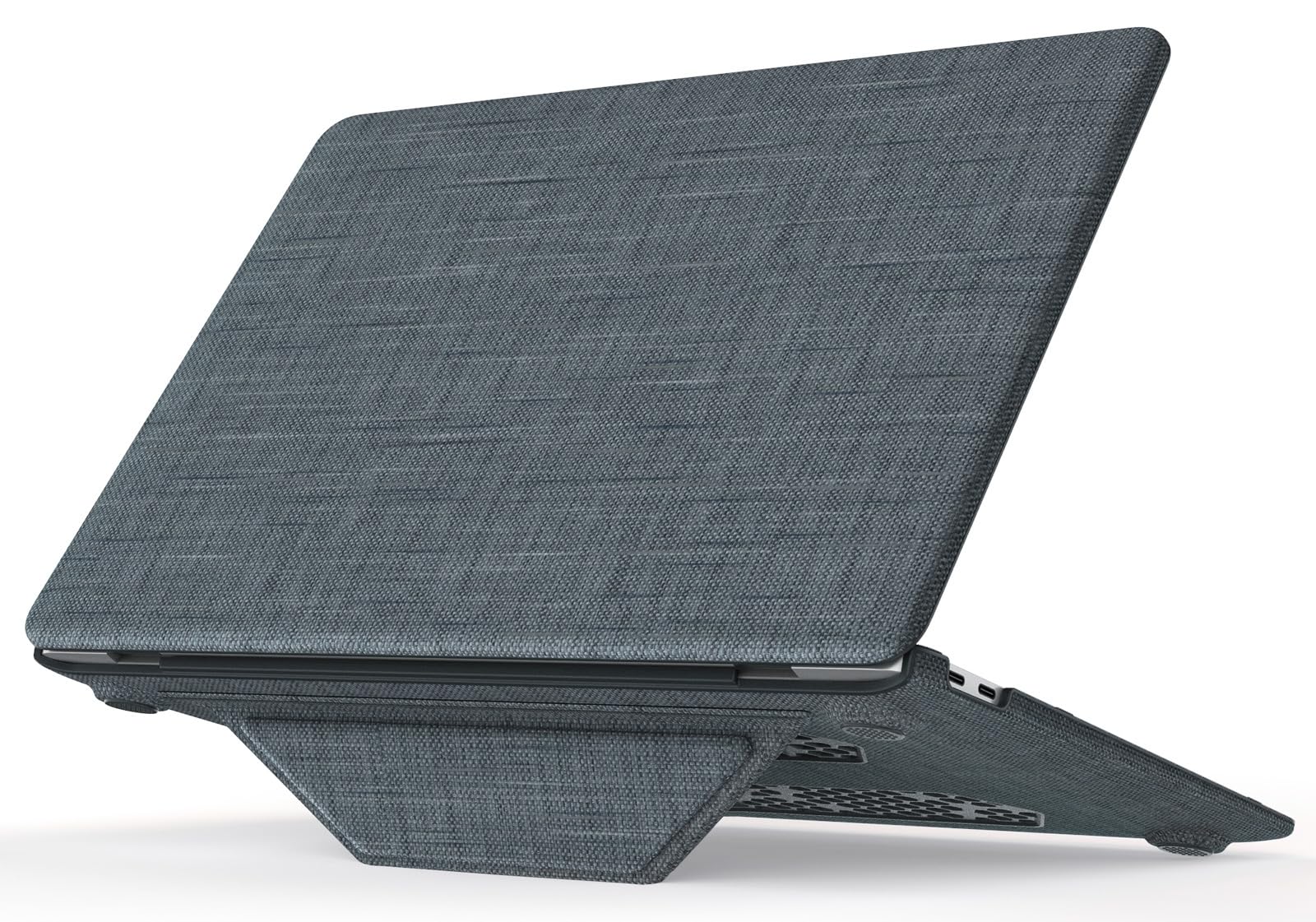 ProElite Case for MacBook Air 13 inch M1 2021 2020 Release A2337 A2179 A1932 Model Touch ID, Fabric Material Hard Shell with Slim TPU Bumper and Fold Kickstand, Grey (B0DGPZ7G7W) Amazon Price History, Amazon Price Tracker