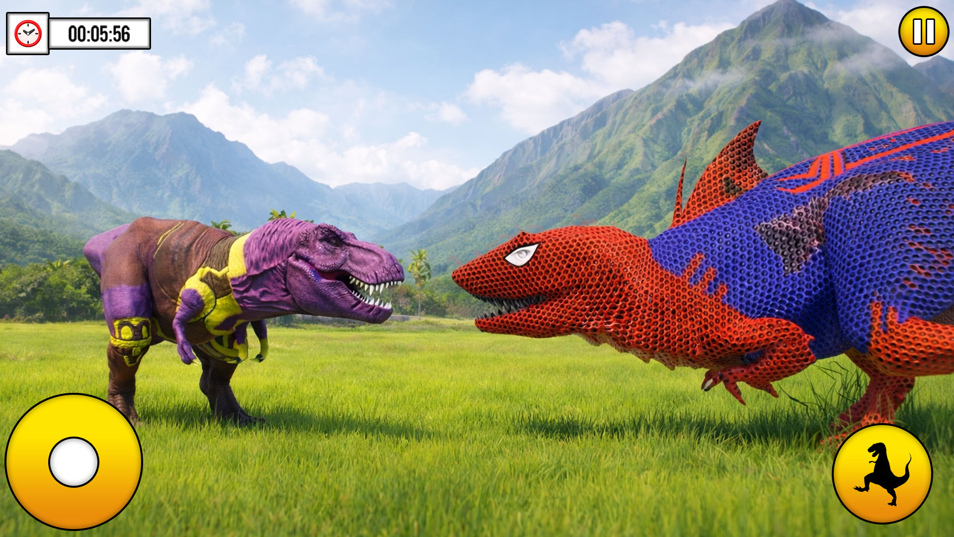 Monster Rampage Simulator Dinosaur Gorilla Battle Rampage Simulator 3D: Monster Attack Smashers ...