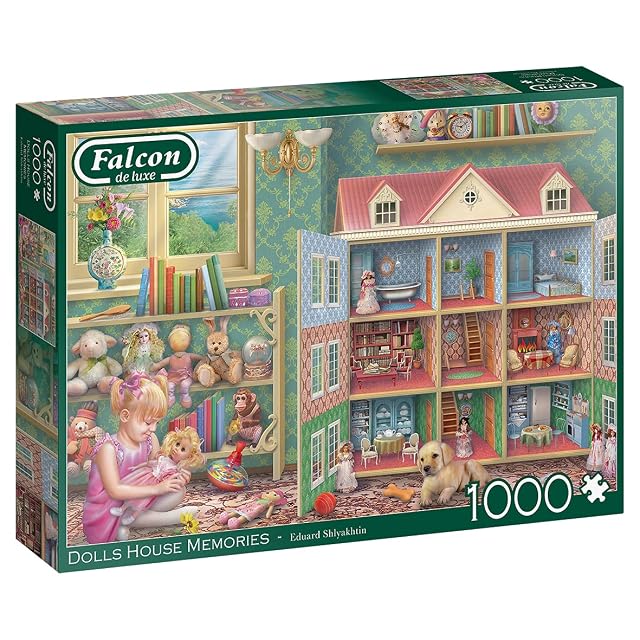 Jumbo 11276 Dolls House Memories Falcon de Luxe Puppy puzzle, wielokolorowe