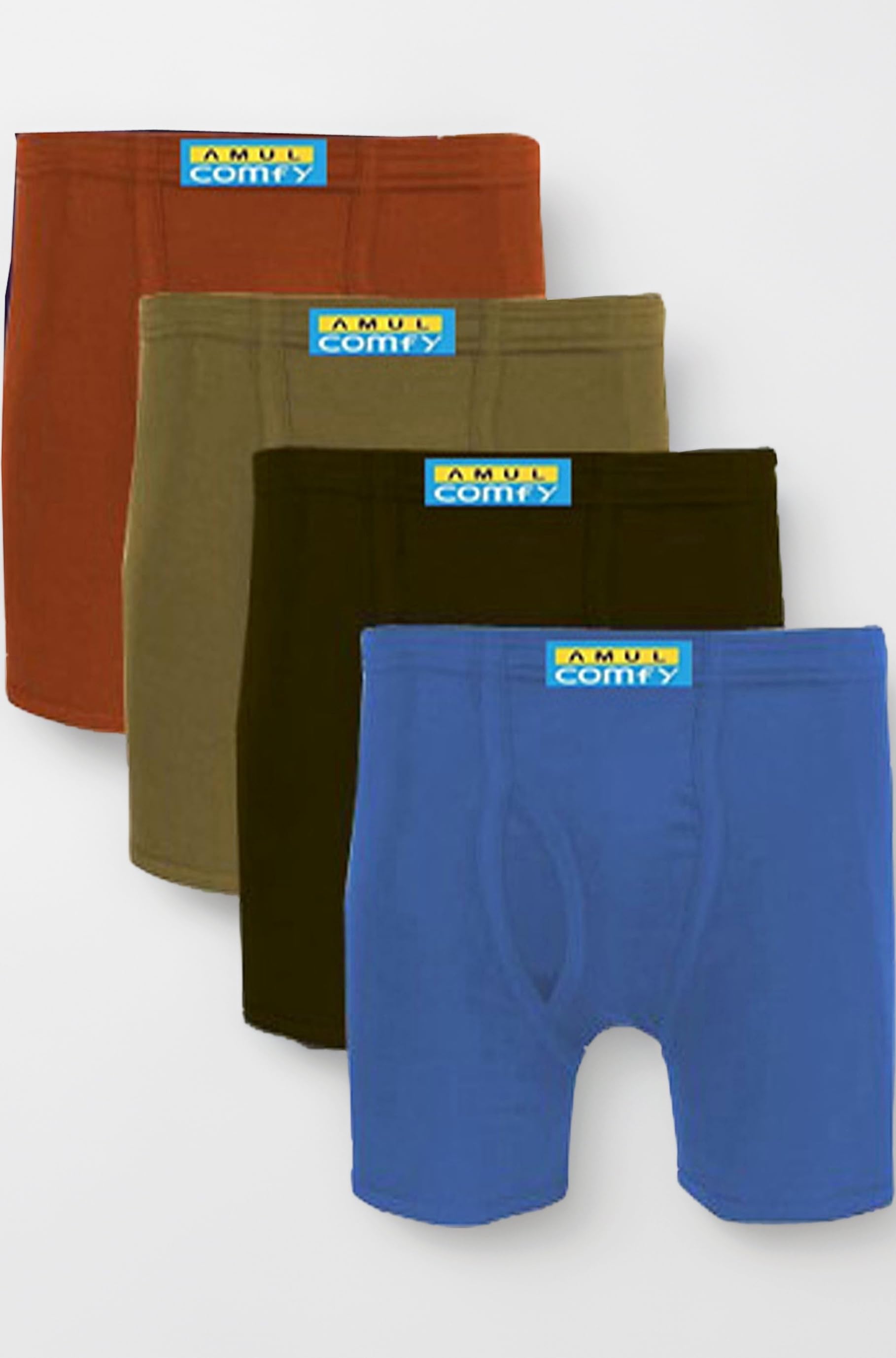 Men's Cotton Trunks (Pack of 4) (Bhar3011_Color May Vary_80 cm)