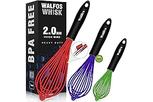 Premium Silicone Wisk Set for The Perfect Whisk Every Time
