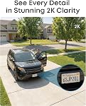 eufy Security eufyCam C37, Wireless Outdoor Security Camera, 360° Pan & Tilt AI Tracking, 2K Solar Camera, Human/Pet/Vehicle Detection, Flexible Solar Panel, Color Night Vision, No Monthly Fee