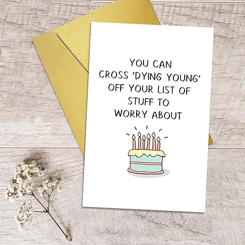 Miniatura 5 de Qiliji Divertida tarjeta de cumpleaños para hombres y mujeres, tarjeta de feliz cumpleaños humorística para él y ella, tarjeta de felicitación de