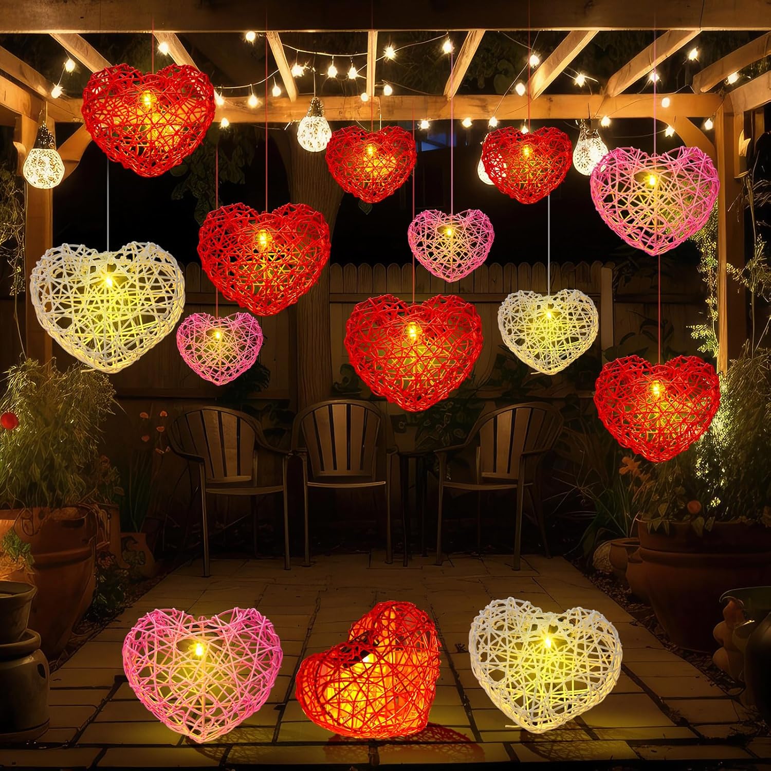 Heart Shaped LED Valentine's Lights