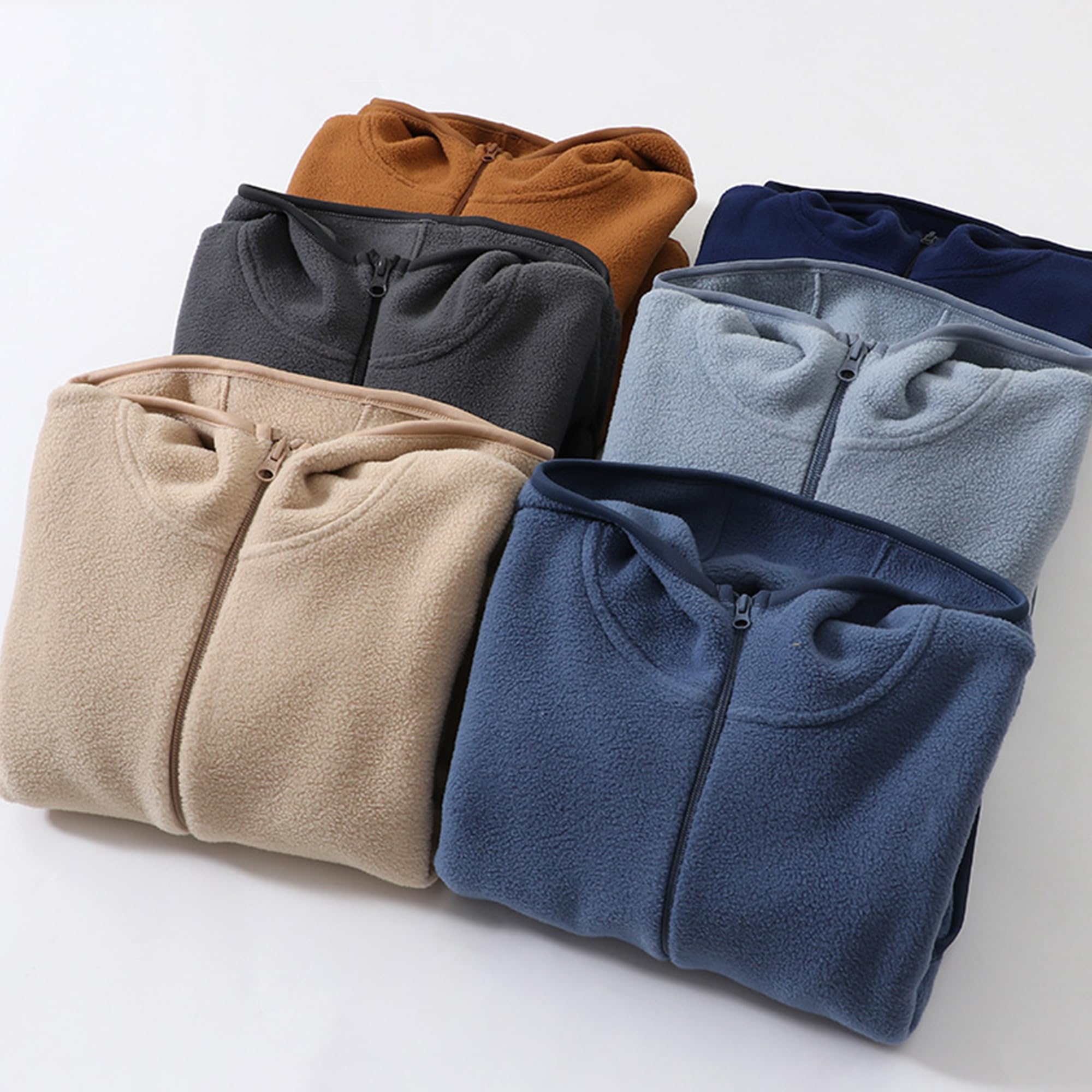 Bambino Bambini Pile Polare Giacca Adulti Giacca con Cappuccio Cerniera Caldo Antivento Cappotto Solido Genitore-Bambino Leggero Capispalla Tops