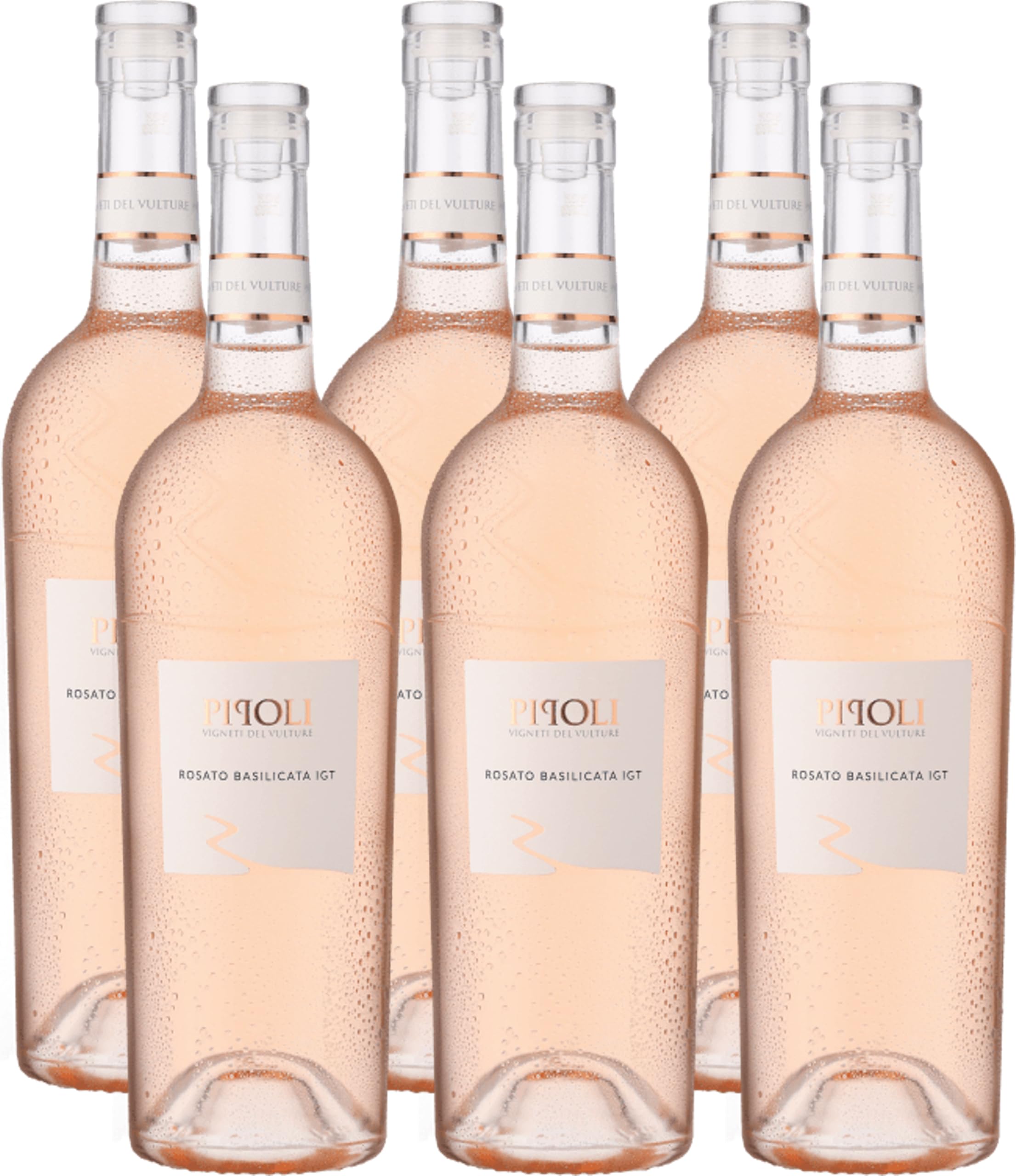 Pipoli Rosato Basilicata IGP – Italienischer Roséwein (6 x 0,75l) – Trocken, fruchtig & elegant – Aus der Region Basilikata