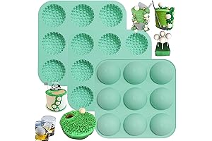 Golf Ball Candy Mold - 9-Cavity Silicone Chocolate Mold