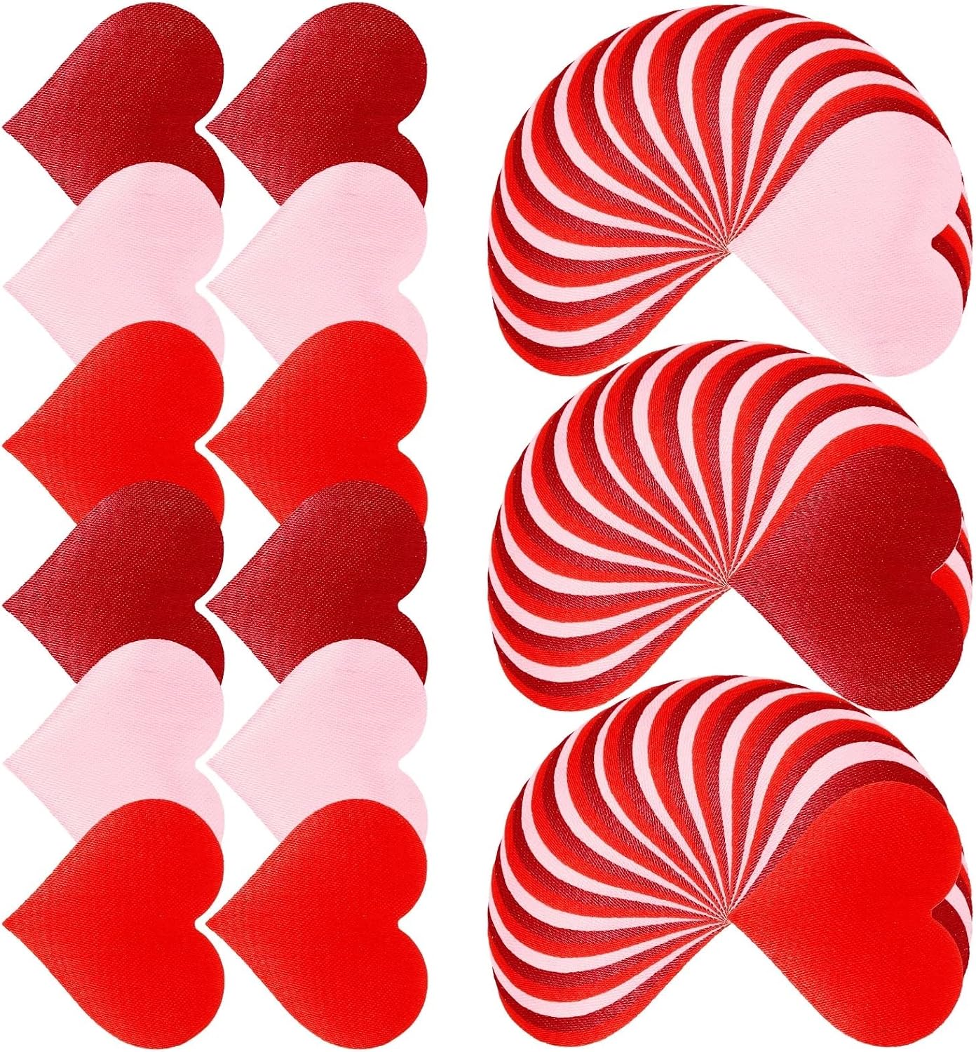 Table Confetti 3 Bags 600Pcs/bag Heart Shape Sponge Petals Party Confetti Table Decor For Engagement Festival Room Craft Scrapbooking Invitation Card Use