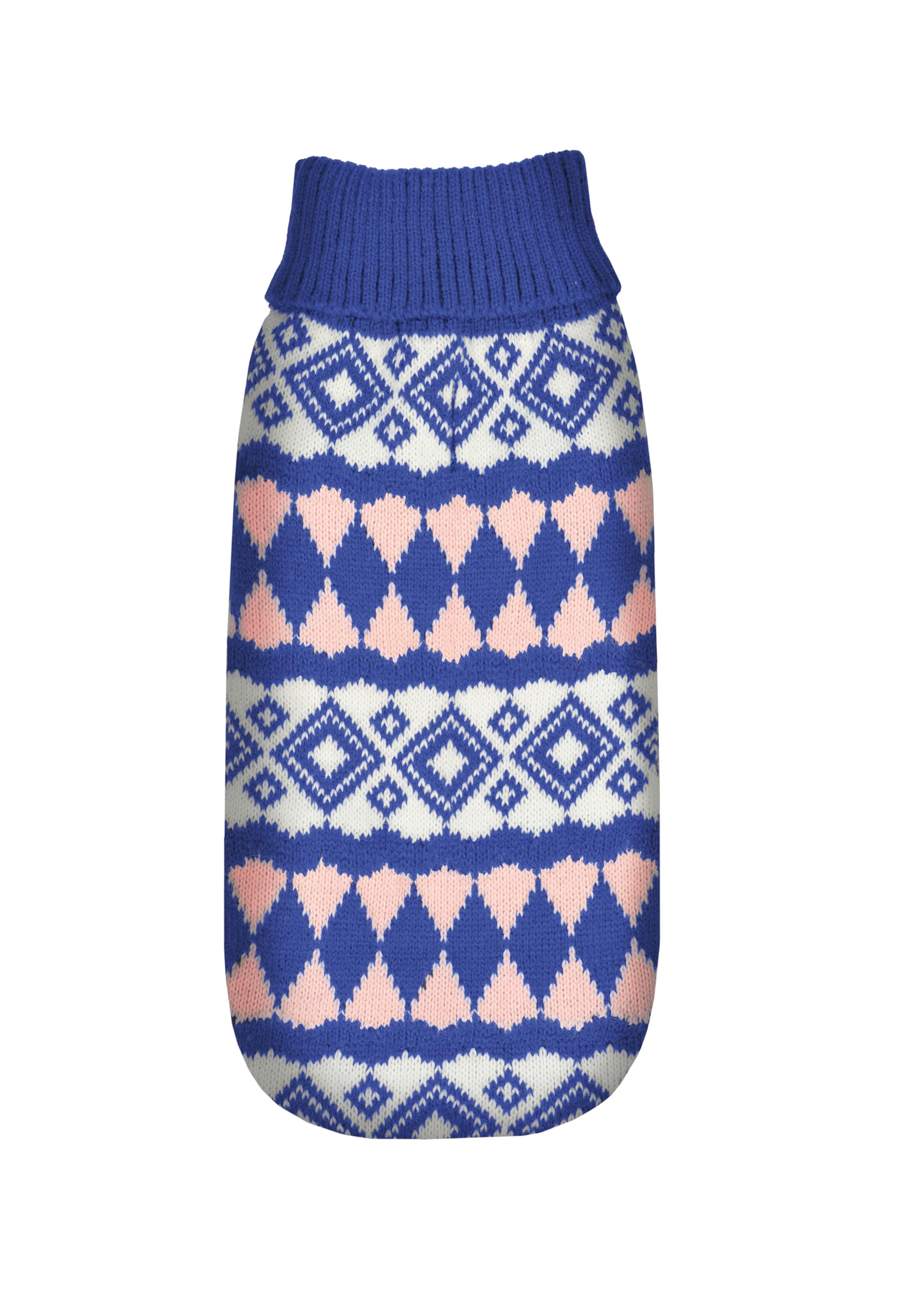 Record, Sweater for dogs Cervinia Blue and Pink Size M