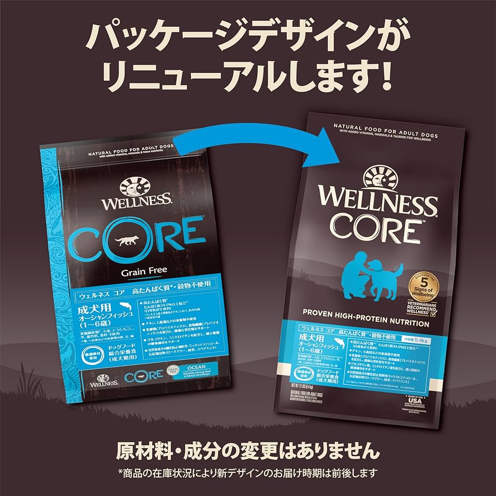 ウェルネス ドッグフード コア グレインフリー 高たんぱく質 成犬用 Amazon.co.jp: ウェルネス ドッグフード コア グレインフリー 高