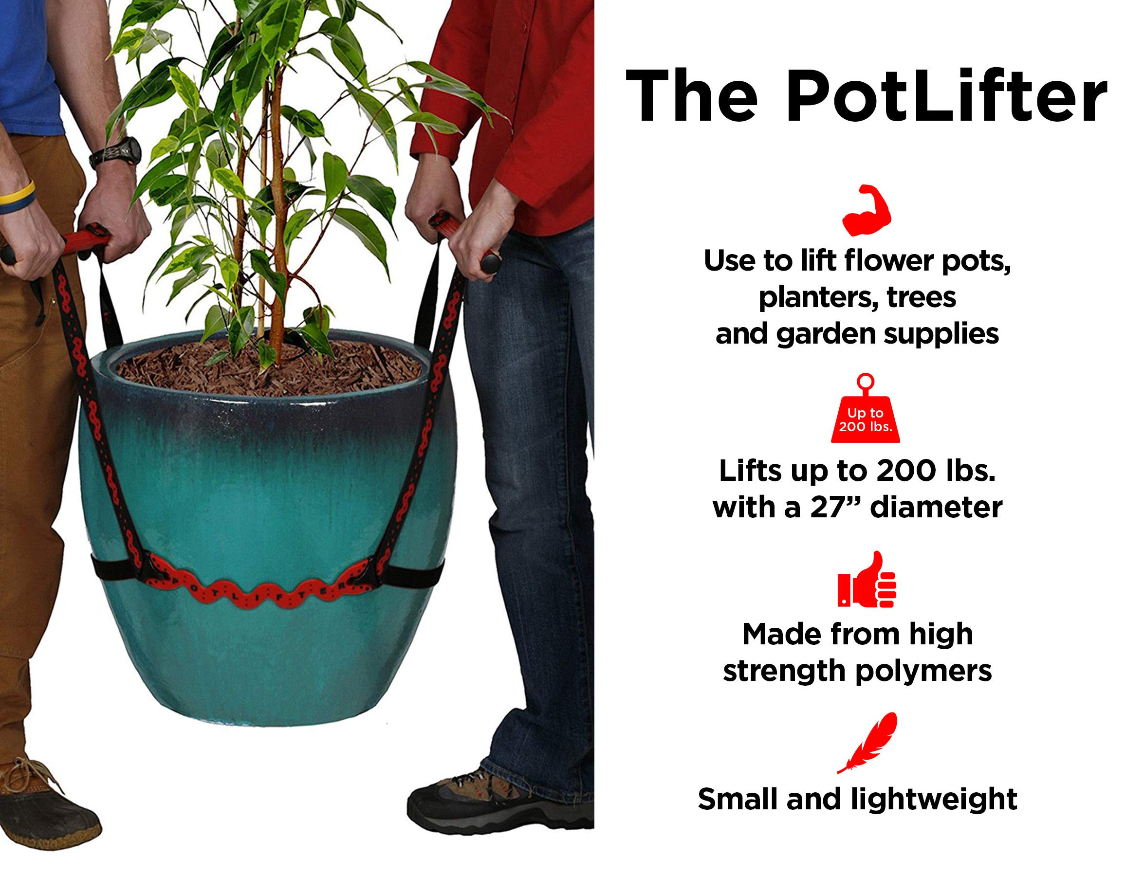PotLifter Potted Plant Mover and Essential Lifting Tool For Garden