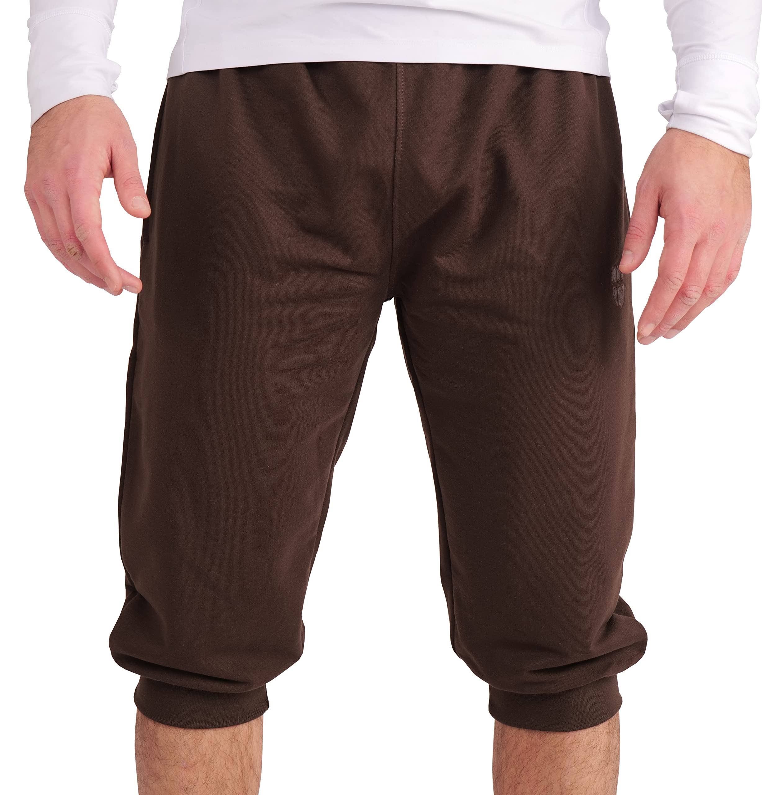 Gennadi Hoppe Men's ¾ Jogging Bottoms, Training Trousers, Bermuda Shorts, Capri Trousers