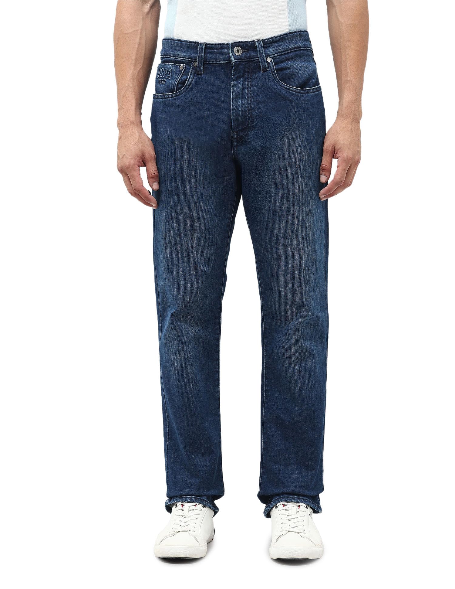 u.s. polo assn. denim co. Men's Harold Slim Straight fit Blue Jeans-picture-12