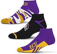 Vista 60 de For Bare Feet Paquete de 3 calcetines tobilleros unisex para adultos de la NCAA Camo Boom