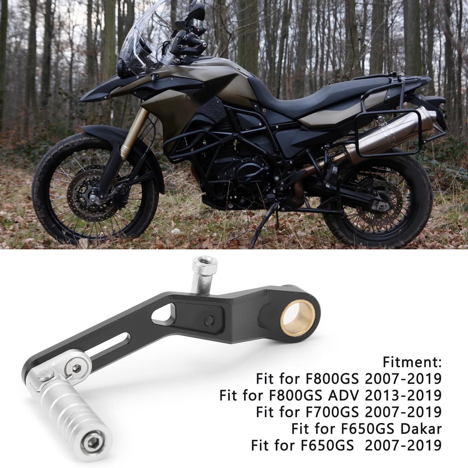 二輪車用ブレーキレバー,折りたたみ式ギアシフター,bmw f800gs adv f700gs f650gs f800 f700 f650 gs 2004-2017 Amazon.com: Motorcycle Shift Pedal Lever, Motorcycle Adjustable