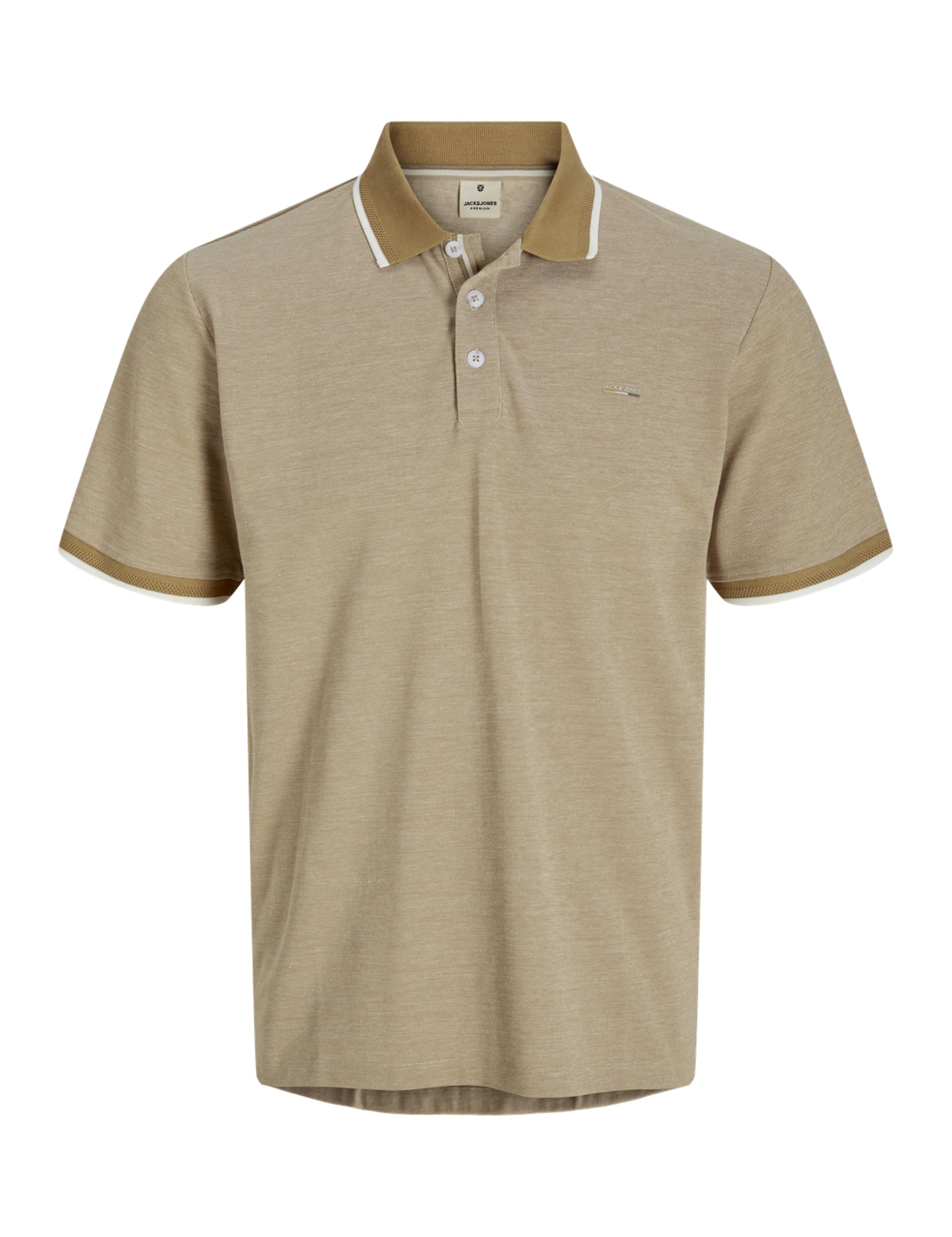 JACK & JONES Men's Jprblualves SS Polo Noos, Tannin, M