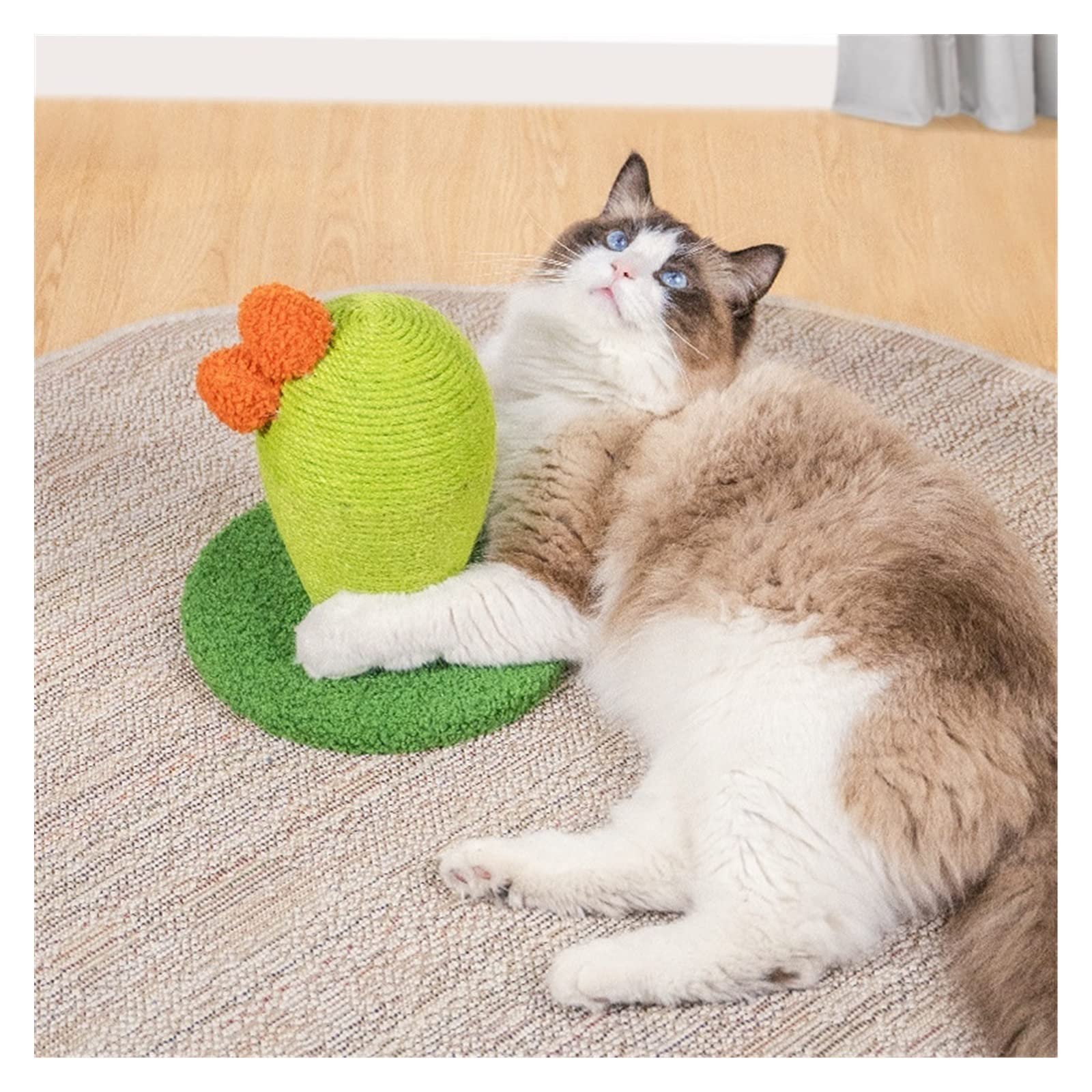 árbol para gatos Rascador de gato, poste de rascador de Cactus for gatos, tablero de garra de gato Vertical, juguete for gatos resistente al desgaste sin caspa, suministros for gatos actividades para
