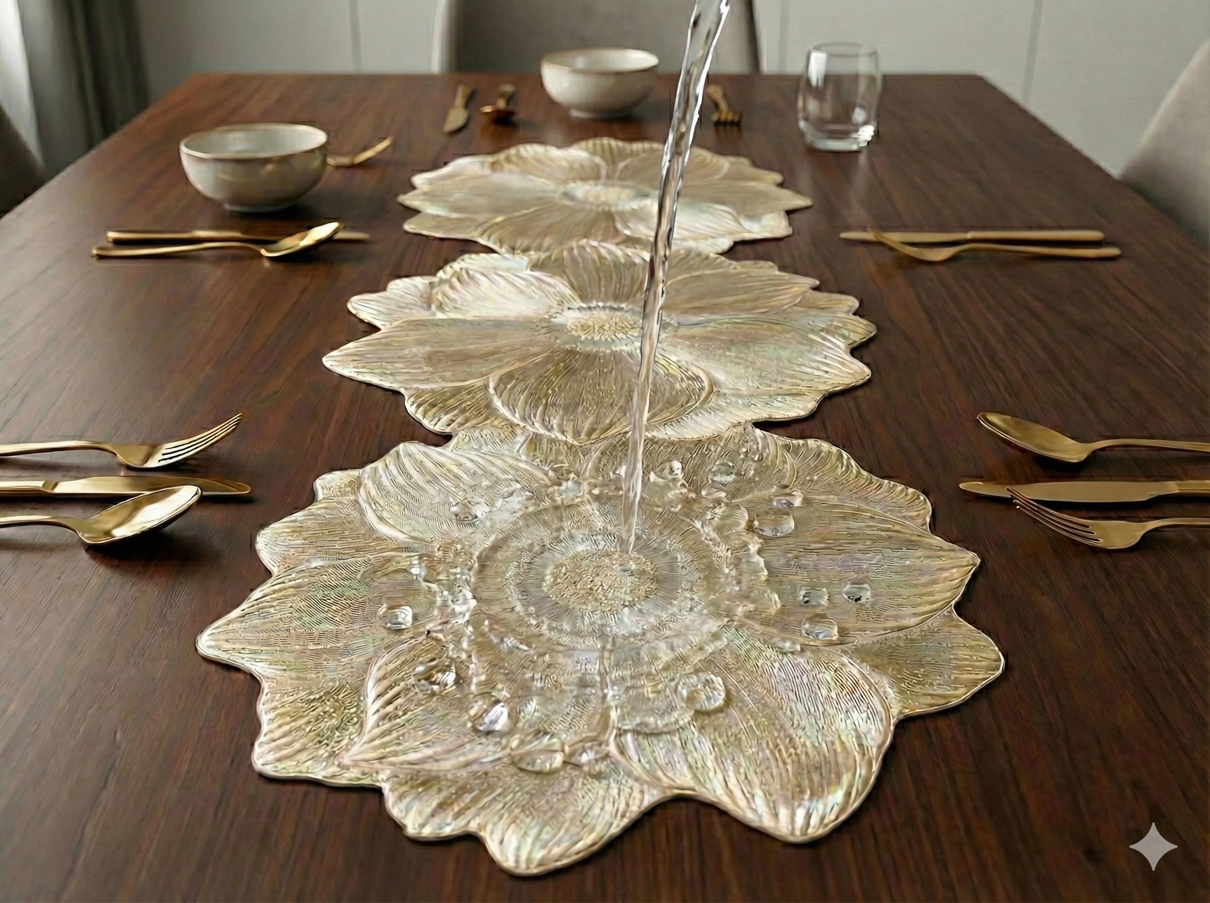 Dining Table Mat & Runner Set - Elegant Table Protection -3