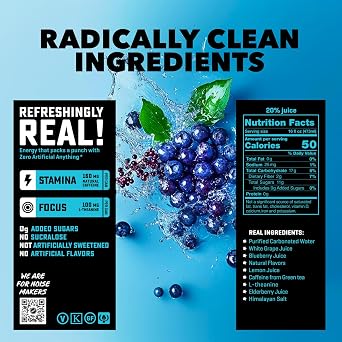 RIOT Energy Drink, Berry, 160mg Natural Caffeine, 16 Fl Oz, 12-Pack