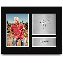 HWC Trading Guy Fieri Gifts Printed Signed Autograph Picture for Master Chef and Culinary Fans - US Letter ID-006857
