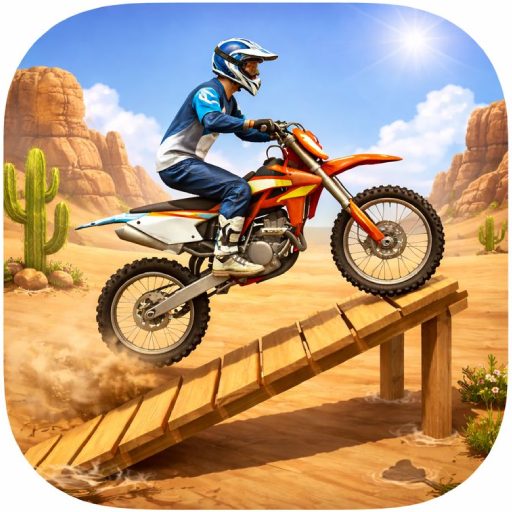 Real Dirt Bike Racing Simulator Stunt Driving 3D Game