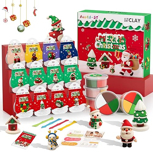 Air Dry Clay Kit - Christmas Theme, Modeling Clay for