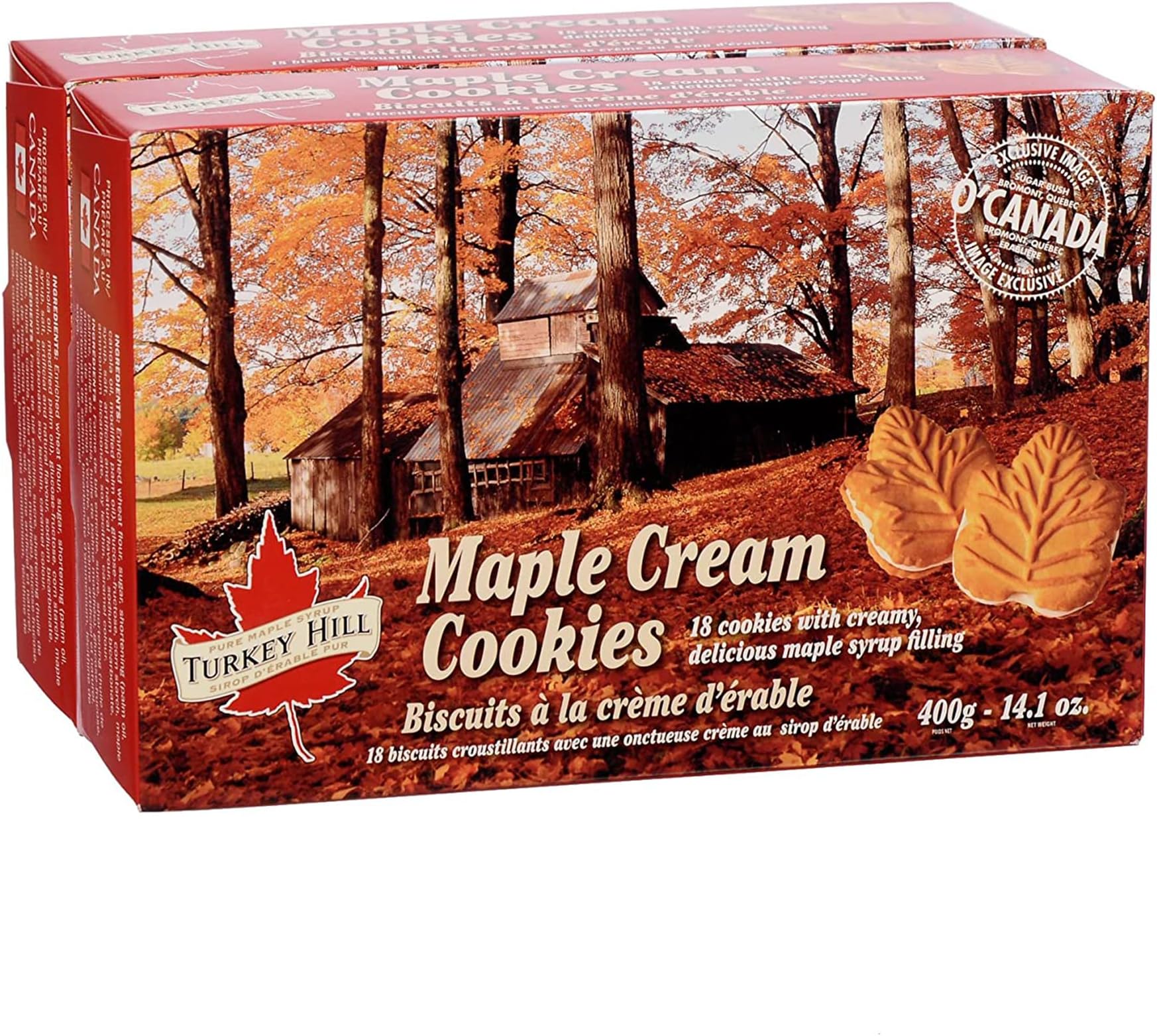 Canadian Maple Syrup Cream Filled Cookies