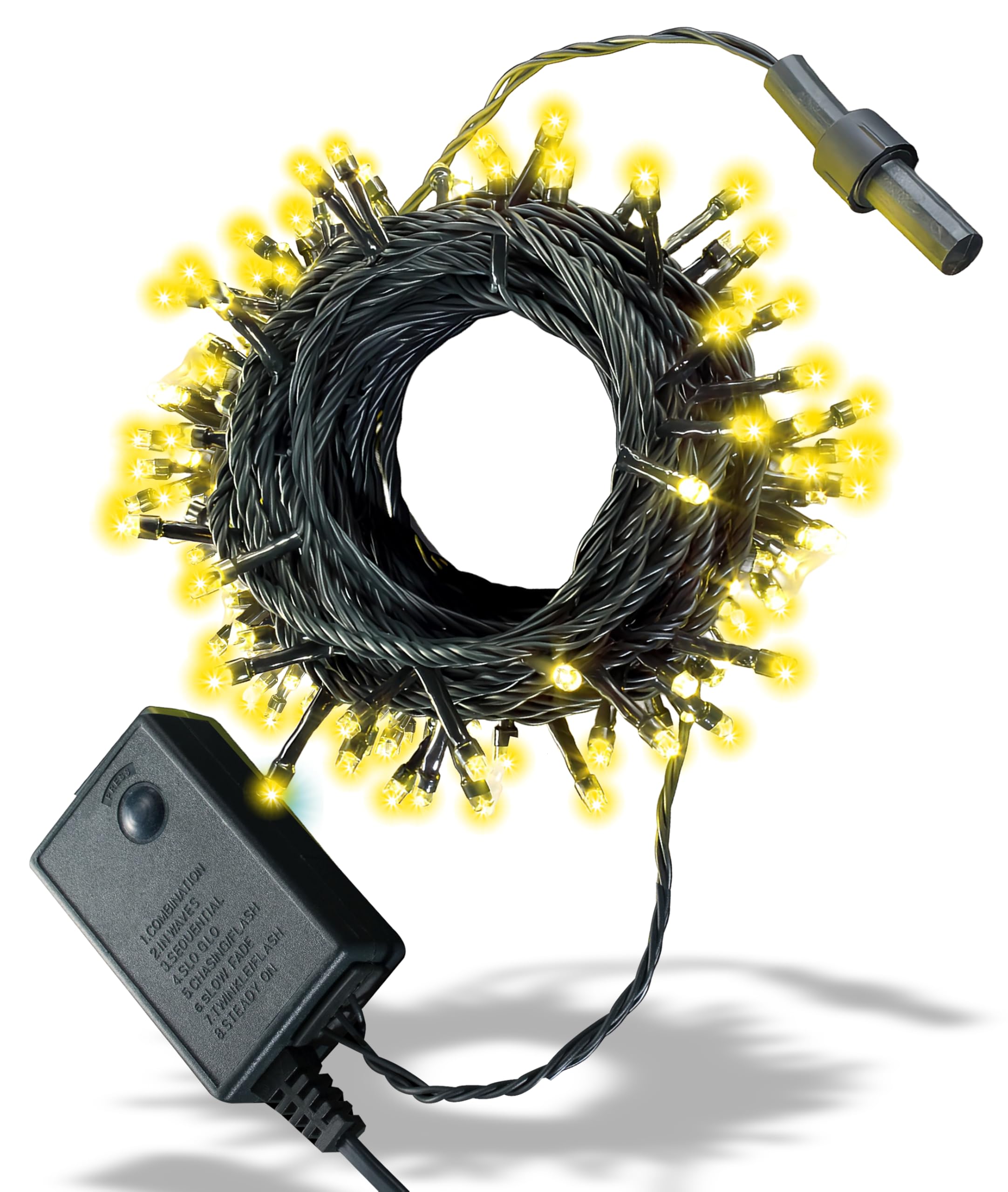 LEDストレートライト 100球 約10m x5本 + 電源コントローラー