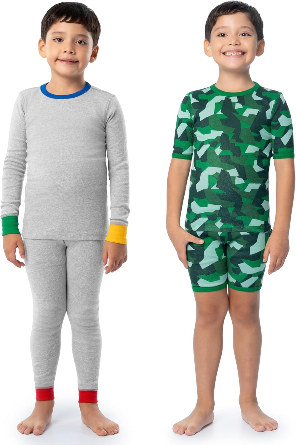 Fruit of the Loom boys 4-piece Tight Fit Pajama Set
