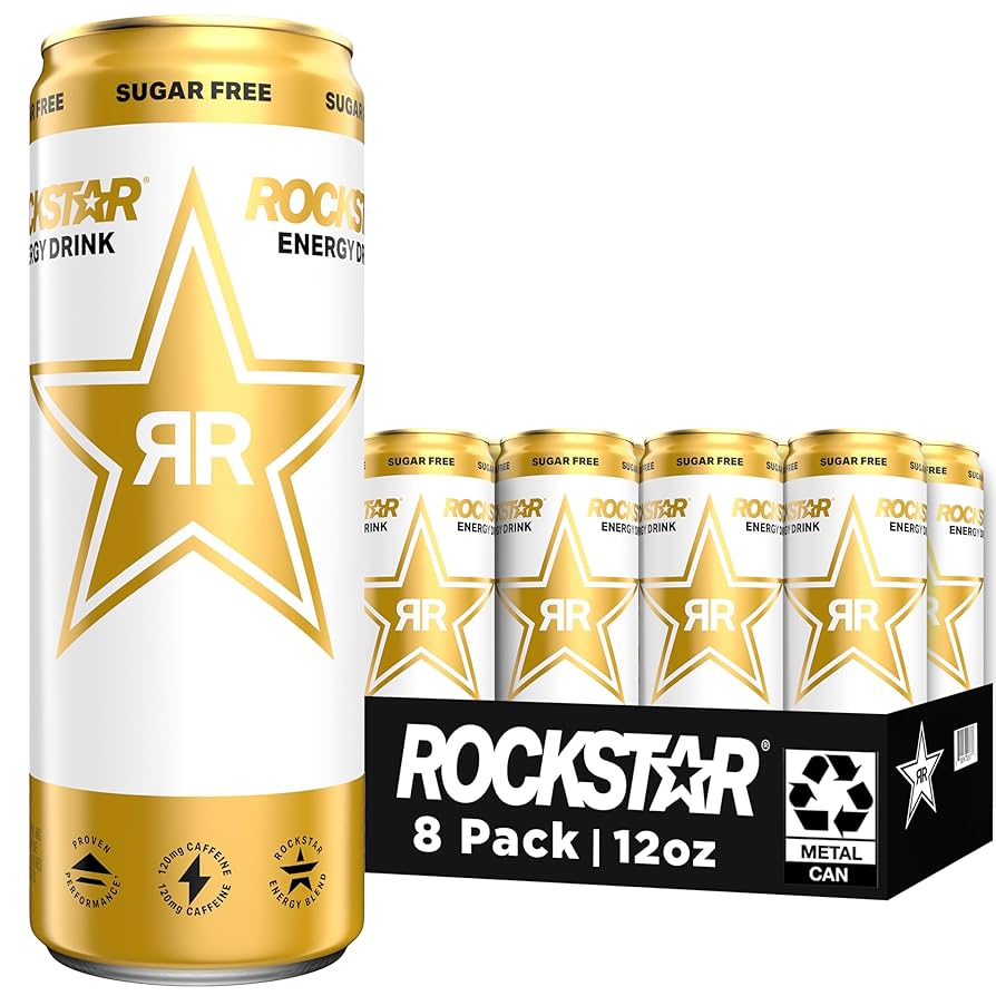 チリ　Sugar Rockstar® Silver Ice Sugar Free Energy Drink Multipack Cans