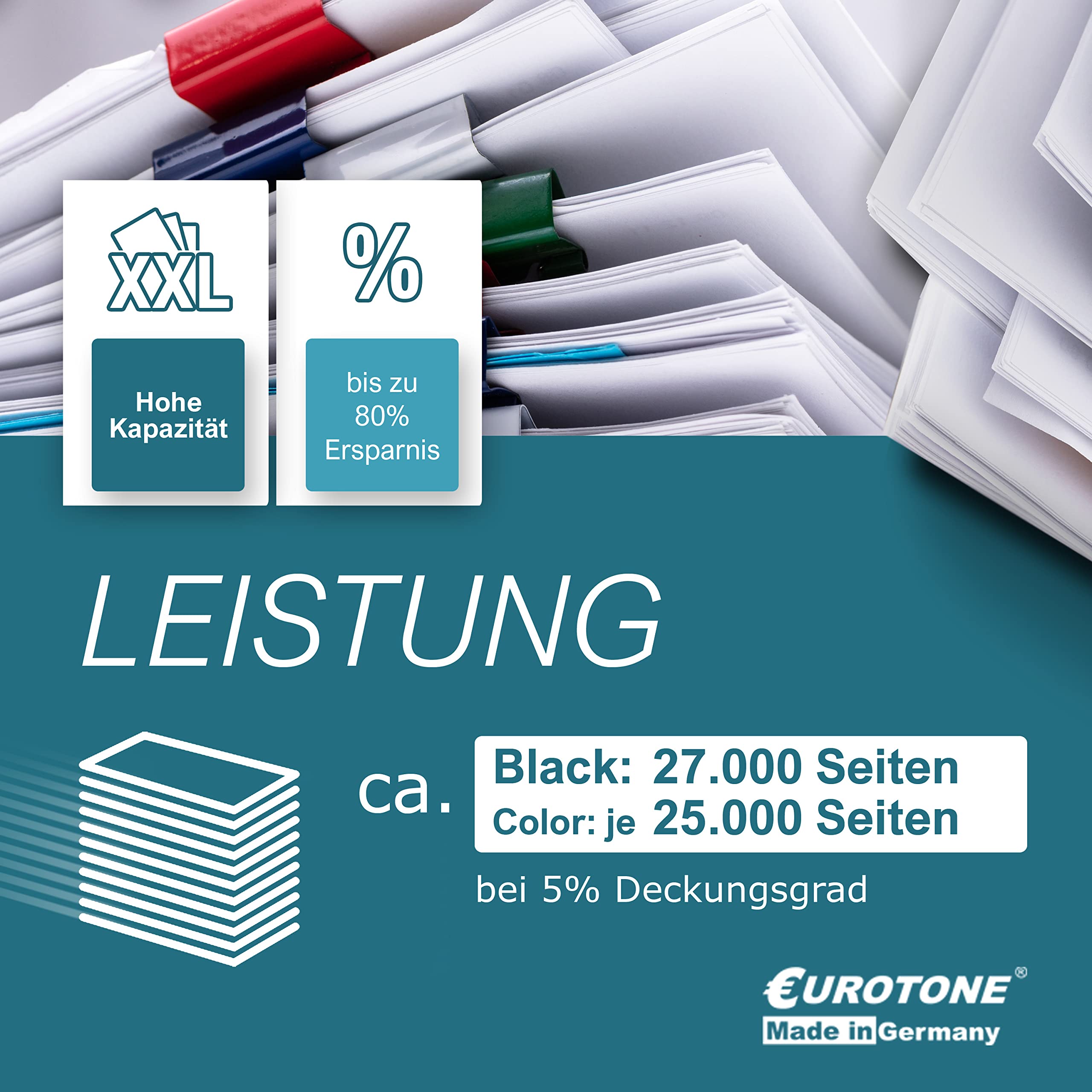 Eurotone 5X toner kompatybilny z Konica Minolta Bizhub C 224 284 364 e zastępuje TN-321 TN321 zestaw