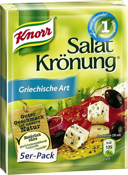 Knorr Salad Dressing Greek Art 5pc Ranch Salad Dressings Grocery & Gourmet Food