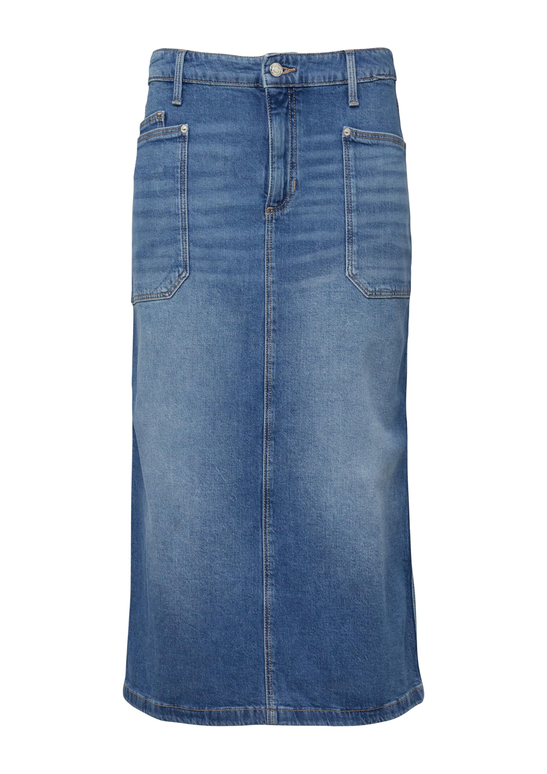 s.Oliver Damen 2176421 Midi Jeansrock (1er Pack)