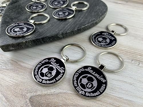 Miniatura 7 de Regalos de fútbol para personas mayores, llavero de fútbol senior, regalo de noche de fútbol para personas mayores, llavero de fútbol, regalos de
